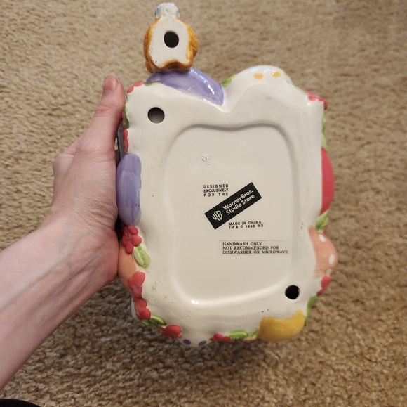 Vintage Ultra Rare Warner Bros. Tweety Bird Easter Basket Candy Dish 1999 - Picture 5 of 7